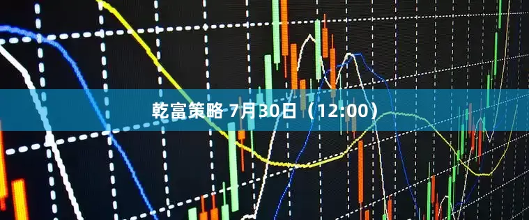 乾富策略 7月30日（12:00）