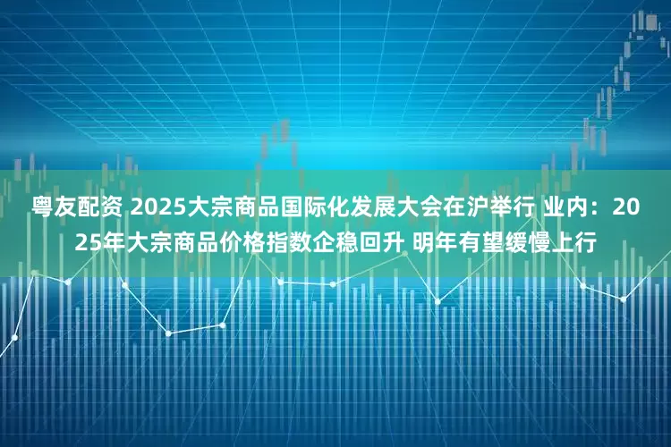 粤友配资 2025大宗商品国际化发展大会在沪举行 业内：2025年大宗商品价格指数企稳回升 明年有望缓慢上行