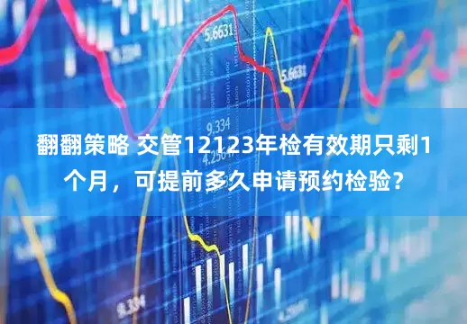 翻翻策略 交管12123年检有效期只剩1个月，可提前多久申请预约检验？